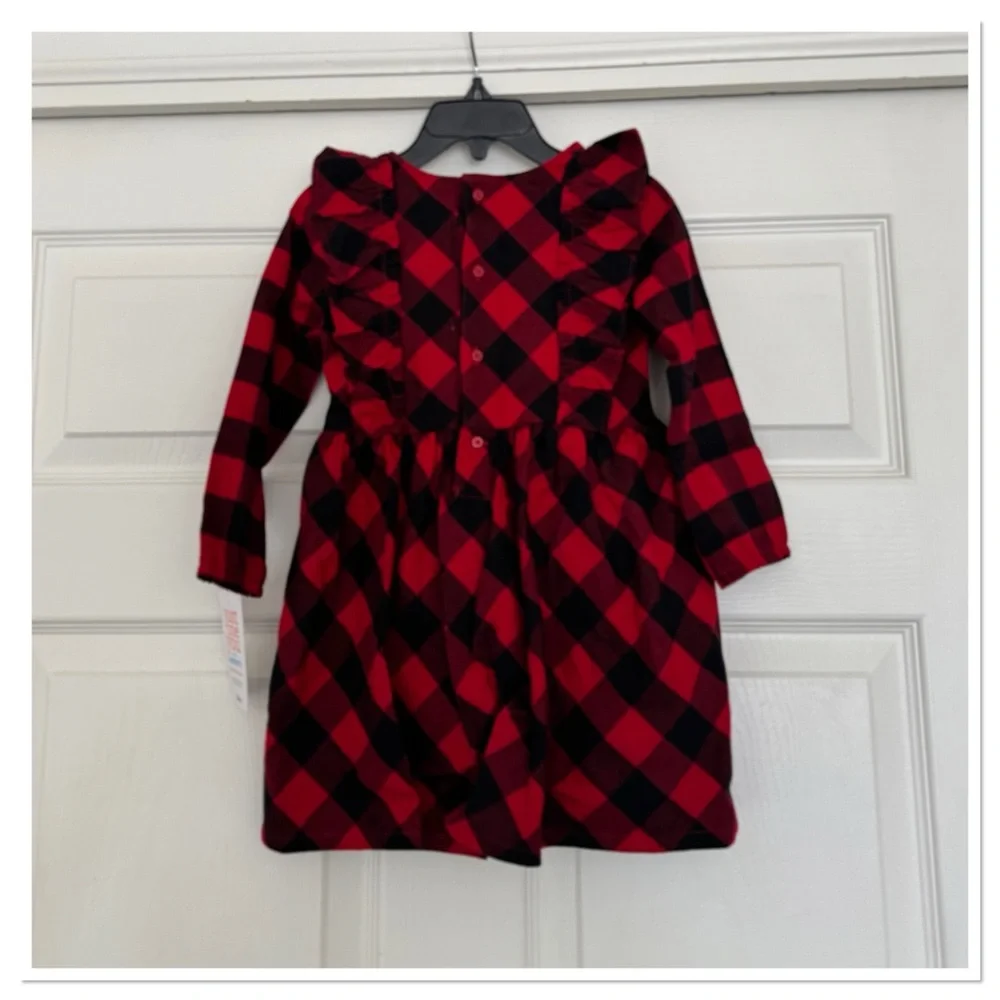 Baby Girls Buffalo Check Dress Just One You made by carter’s